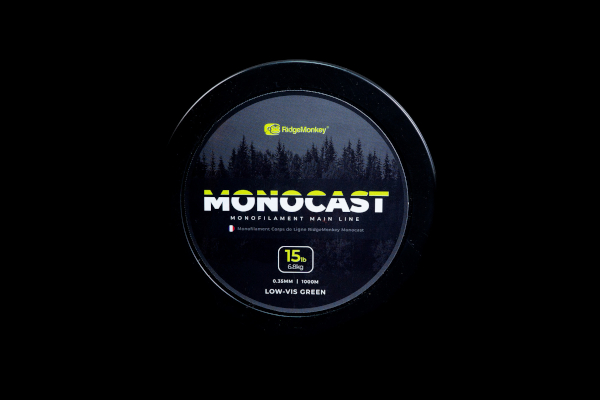 RidgeMonkey MonoCast Monofilament Main Line - 0,35mm 15lb/6,8kg 1000m