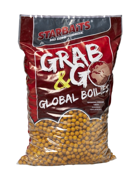 Starbaits G&G Global Banana Cream Boilies (10kg)