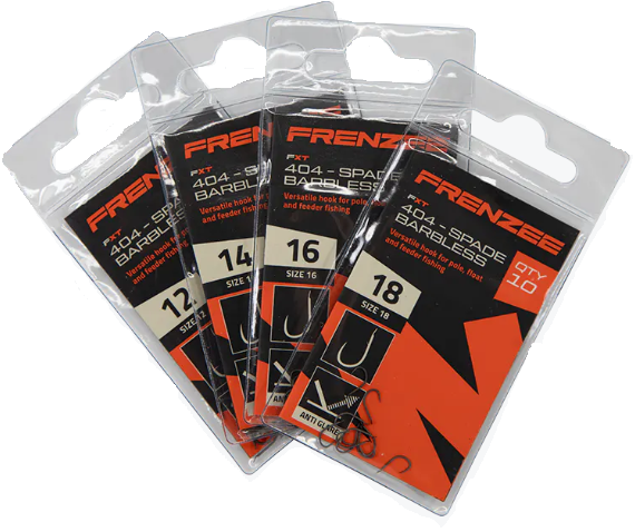 Haczyki Frenzee FXT-404 Barbless Spade (10pcs)