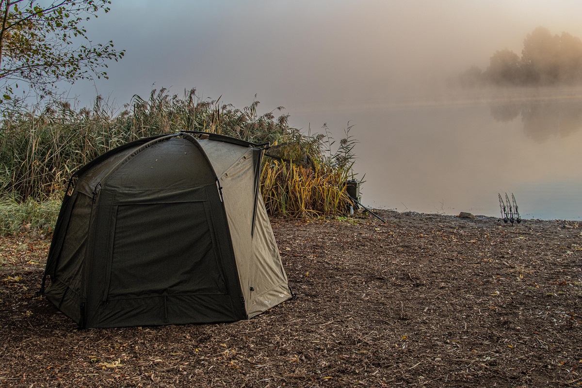 Solar SP Uni Spider Bivvy Bundle (Namiot z Panelem Przednim i Podłogą na Zamek)