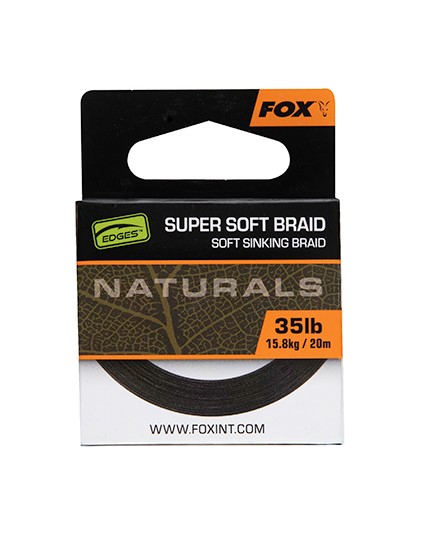 Materiał Przyponowy Fox Edges Naturals Soft Braid Hooklength (20m)