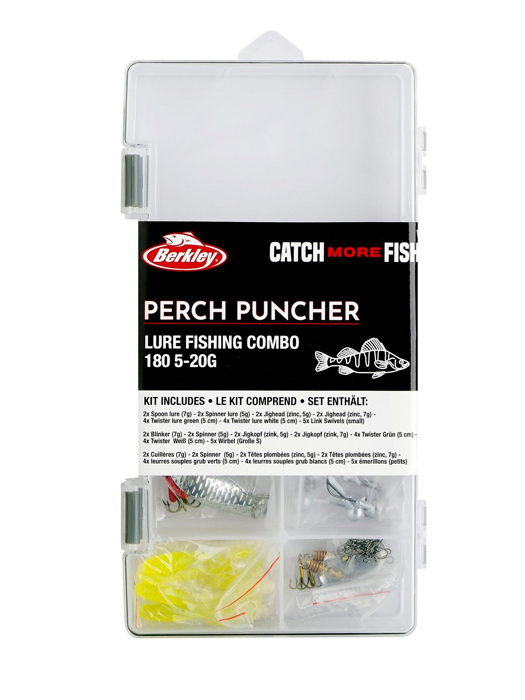 Zestaw Berkley CMF Perch Puncher CB Spin 1,80m (5-20g) (z przynętami)