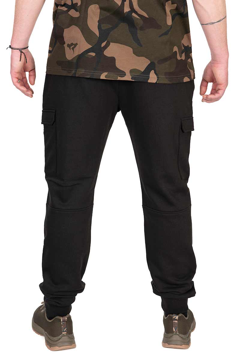 Spodnie Wędkarskie Fox LW Black/Camo Combat Joggers