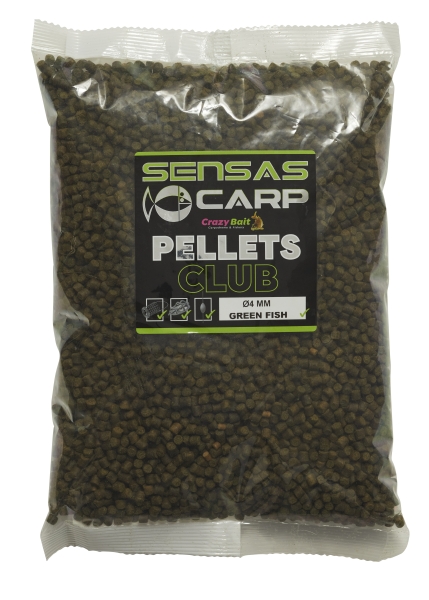 Pellet Sensas Pellets Club Green Fish (1kg)