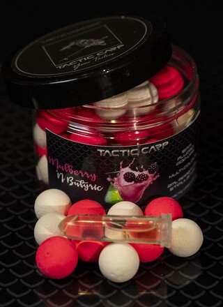 Tactic Carp Mulberry 'n Butric Pop Ups 15mm (ze stymulatorem apetytu)