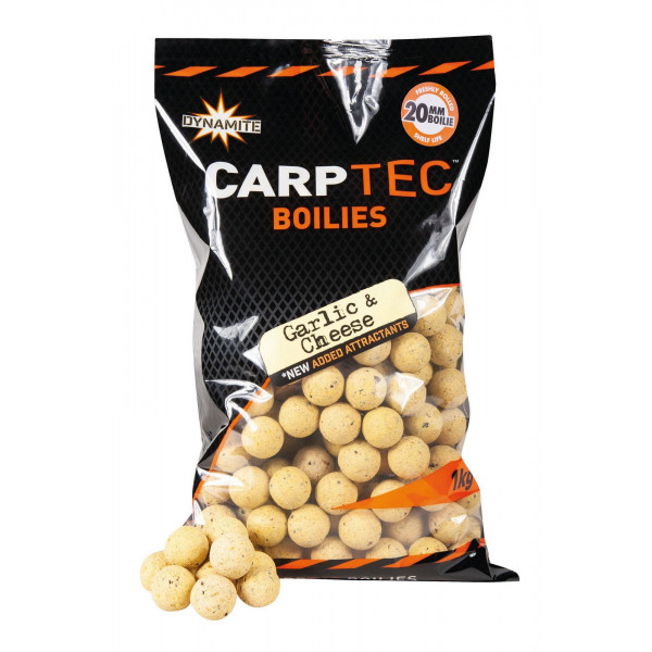 Dynamite Baits Carptec Boilies 'Garlic & Cheese' - 1kg