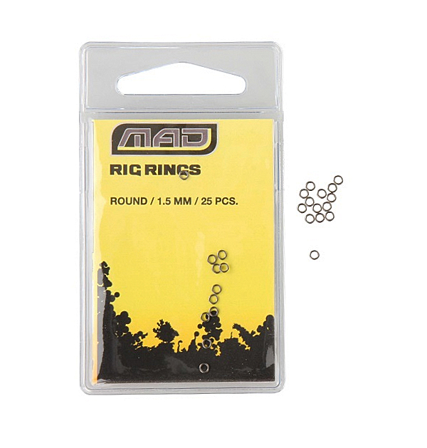Carp Tacklebox, pełny akcesoriów end-tackle znanych marek! - Mad Rig Rings Round 2.5mm (25pcs)