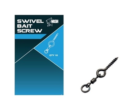 Nash Swivel Bait Screw 13mm (10 Sztuk)