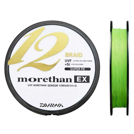 Plecionka Daiwa Morethan 12 EX+Si Lime Green 135m