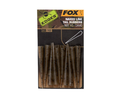 Fox Edges Camo Naked Line tail rubbers rozmiar 10 10 sztuk