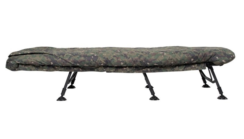 Trakker RLX 6 Camo Bed System Stretcher (ze śpiworem)