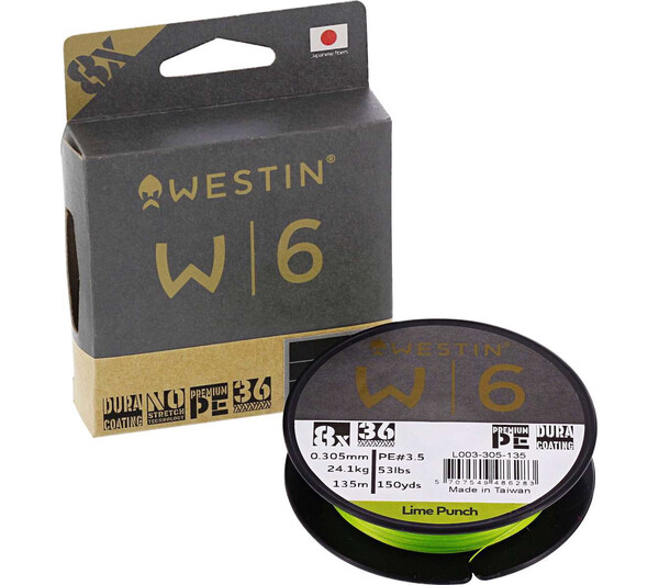 Plecionka Westin W6 8 Braid Lime Punch 135m