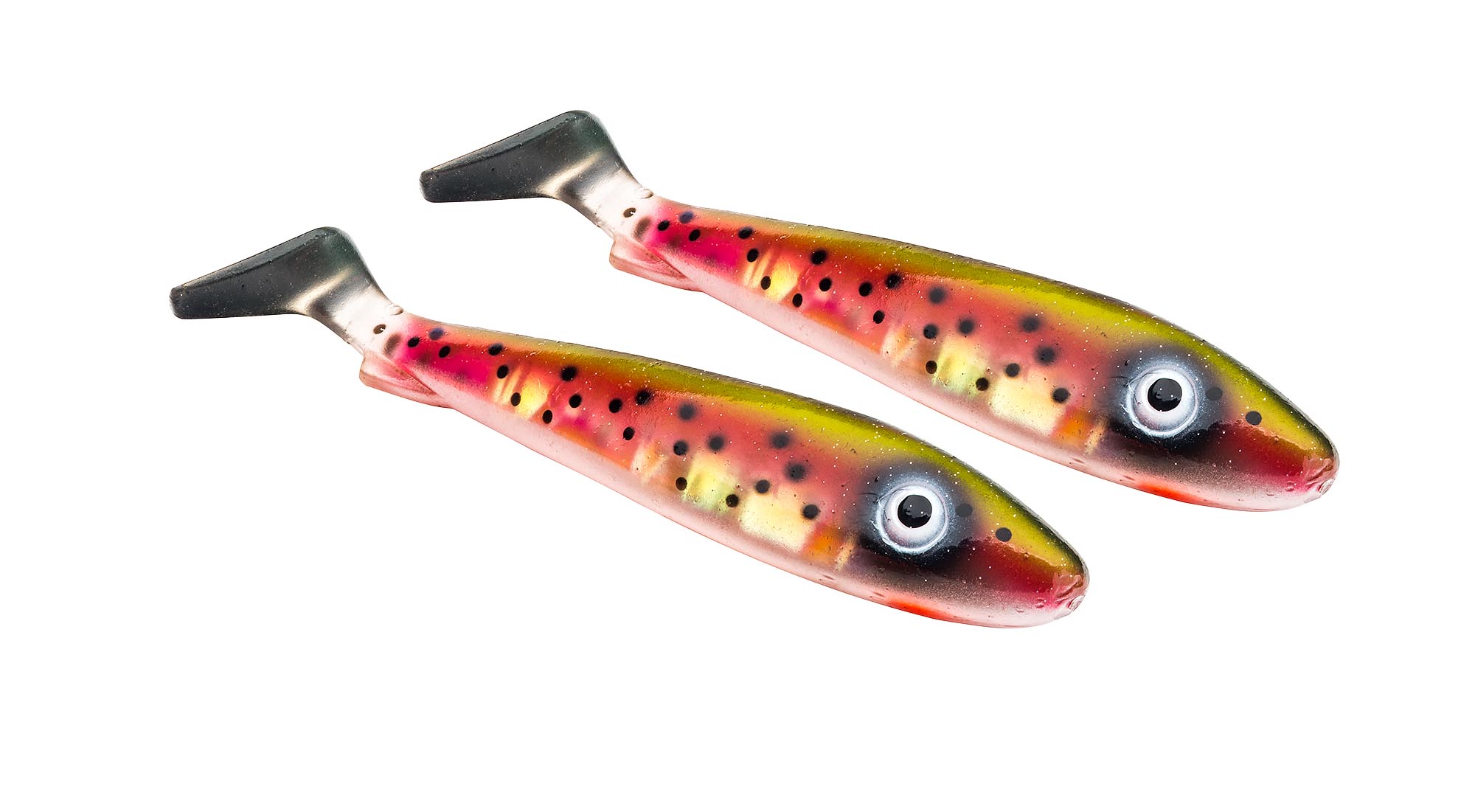 Svartzonker McRubber Shad 21cm (2 sztuki) - Flash Electric Steel Head