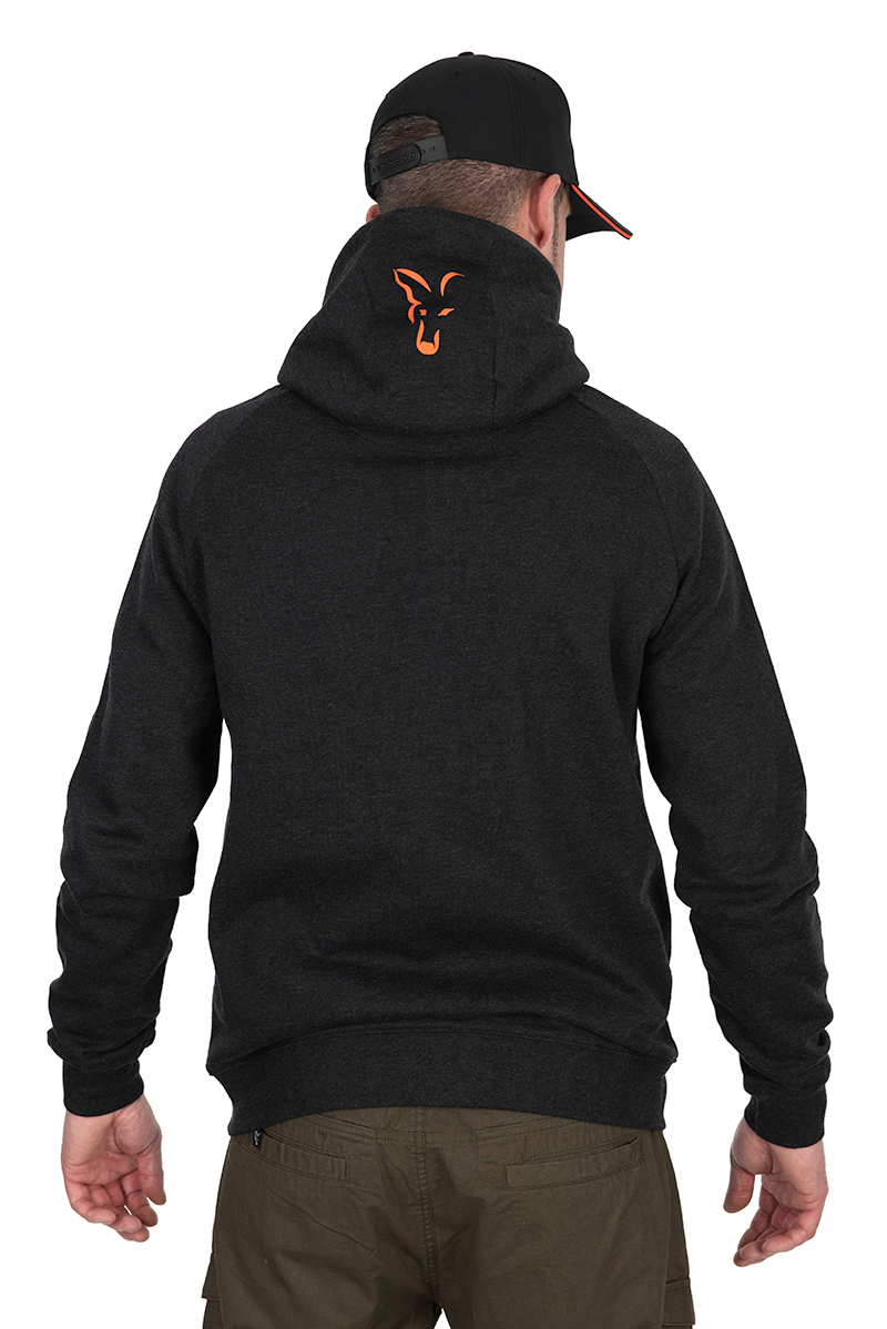 Bluza Wędkarska Fox Collection LW Hoody Black & Orange