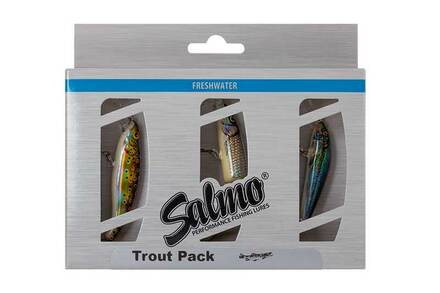 Zestaw Przynęt Sztucznych Salmo Trout Pack (3 Sztuki)