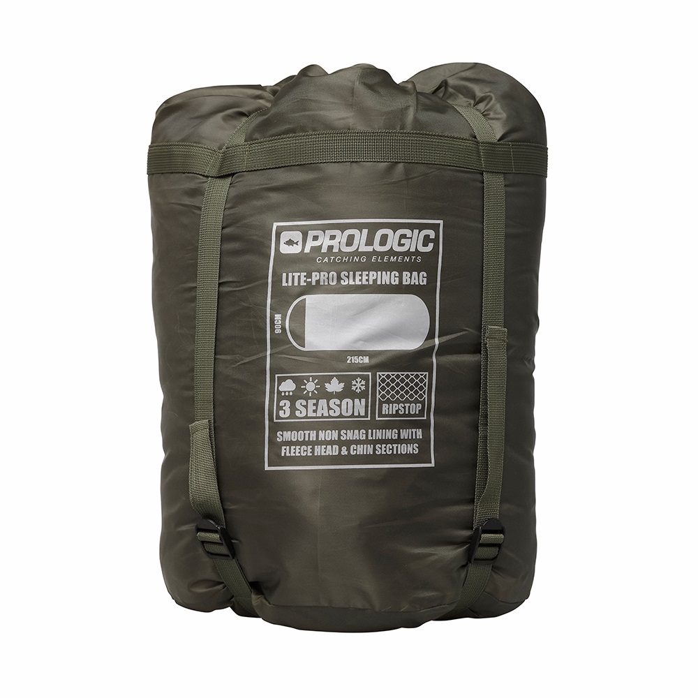 Prologic Element Lite-Pro Sleeping Bag 3 Season 215 x 90cm (Incl. Carry Sack)
