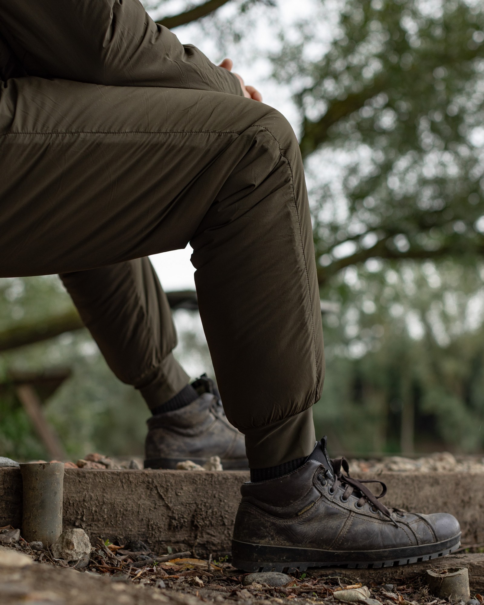 Hydrofobowe Spodnie Korda Insulated Jogger Dark Olive