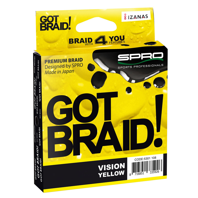 Plecionka Spro Got Braid! 1500m - Vision Yellow