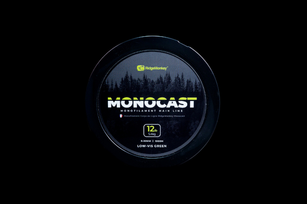 RidgeMonkey MonoCast Monofilament Main Line - 0,30mm 12lb/5,4kg 1000m