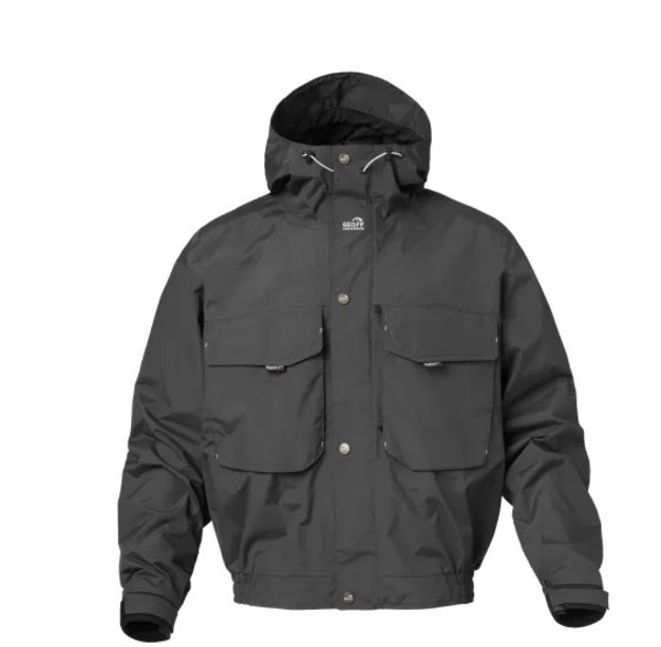 Geoff Anderson Raptor 6 Black Wading Jacket Czarna