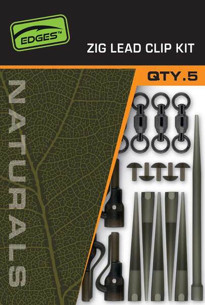 Fox Naturals Zig Lead Clip Kit (5 sztuk)