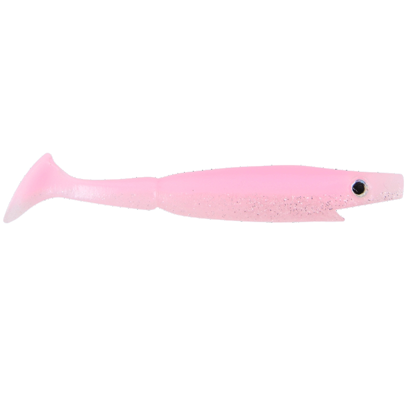 Strike Pro Piglet Shad 10cm 7g (6 sztuk) - Bubblegum Shiner