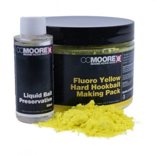 CC Moore Hard Hookbait Making Pack - Fluoro Yellow
