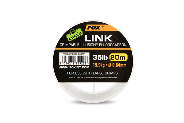 Materiał Przyponowy Fox Edges Link Illusion Fluorocarbon (20m)