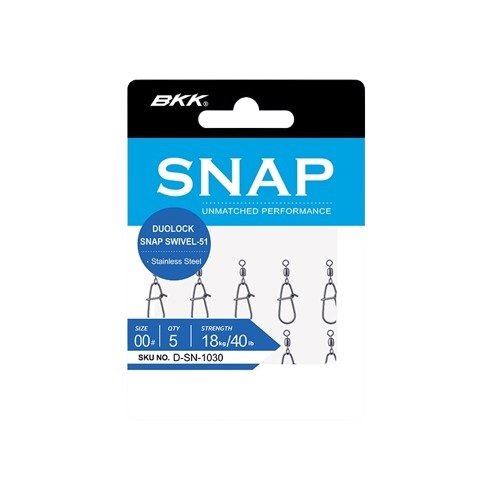 BKK Duolock Snap Swivel-51 (5szt)