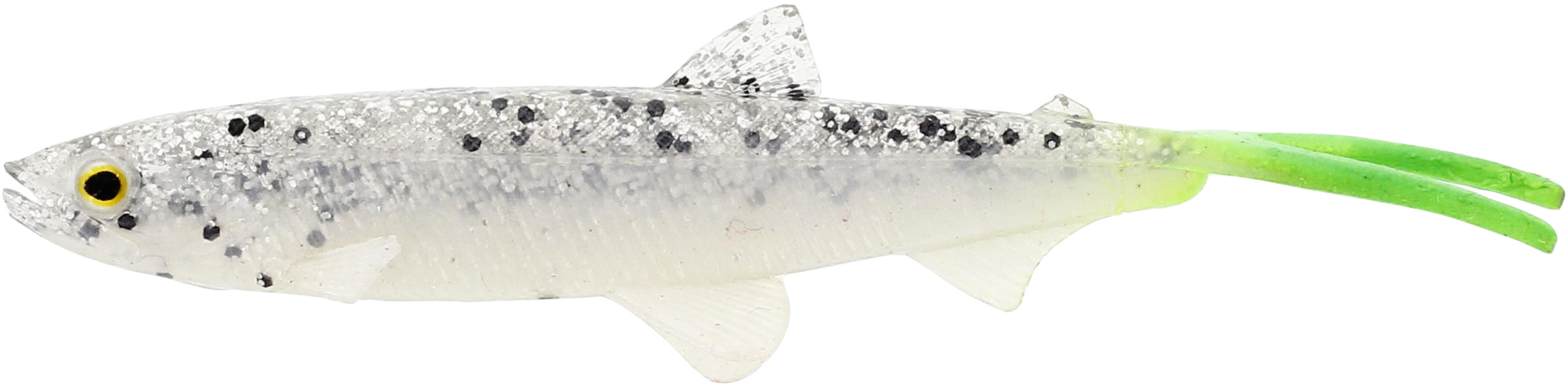 Westin Hypoteez V-Tail Shad Box 10cm 5g (40 sztuk) - Green Tail Shiner