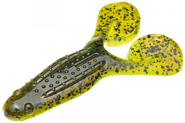 Strike King Rage Toad 10cm, 6 sztuk! - Green Pumpkin Chartreuse Laminate