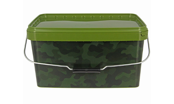 Carp Tacklebox Complete - NGT Square Camo Bucket