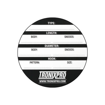 Tronixpro Rig Winder Labels 6.5cm (50 Sztuk)