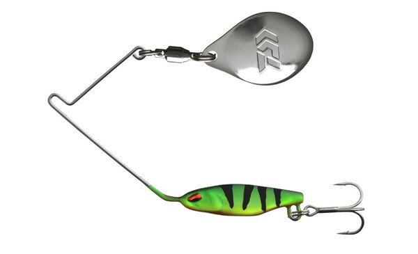 Daiwa PX Micro Spinner Fish TG Spinnerbait (Bezołowiowy) (5.3g) - Firetiger