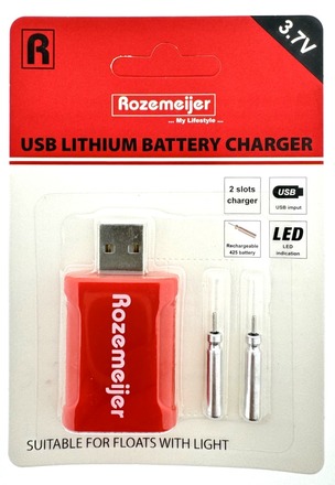 Ładowarka Rozemeijer USB Lithium Battery Charger Incl. 2x LIR425 Dobber Battery