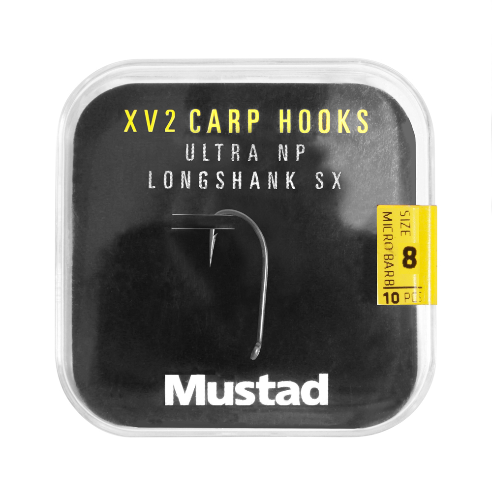 Haczyki Karpiowe Mustad Long Shank 40 Carp Hooks Pack (6 packages + Multi Box)