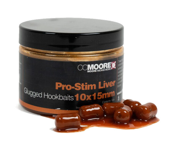 CC Moore Pro-Stim Liver Glugged Hookbaits