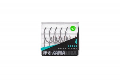 Haczyki Karpiowe Korda Kamakura Krank Barbless Size 4 (10pcs)