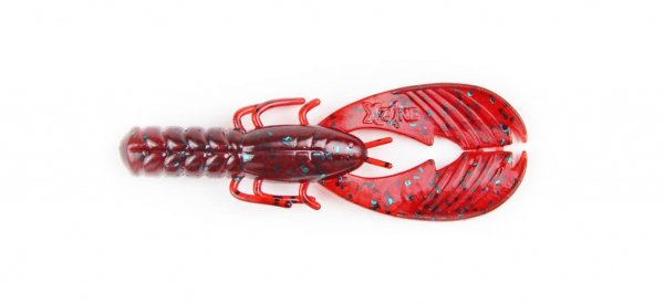 X Zone Muscle Back Finesse Craw - Red Bug