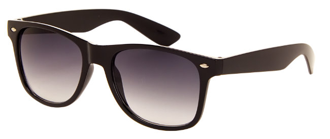 Classic Polarized Okulary przeciwsłoneczne - Black Frame, Grey Lens