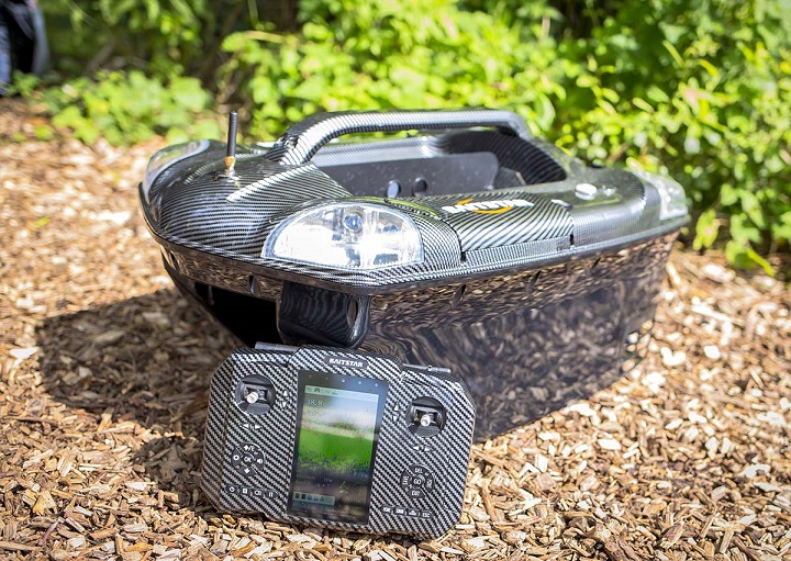 Łódka Zanętowa Baitstar Baitboats Advanced AllinOne Black (z GPS'em Echosondą i Statywem)