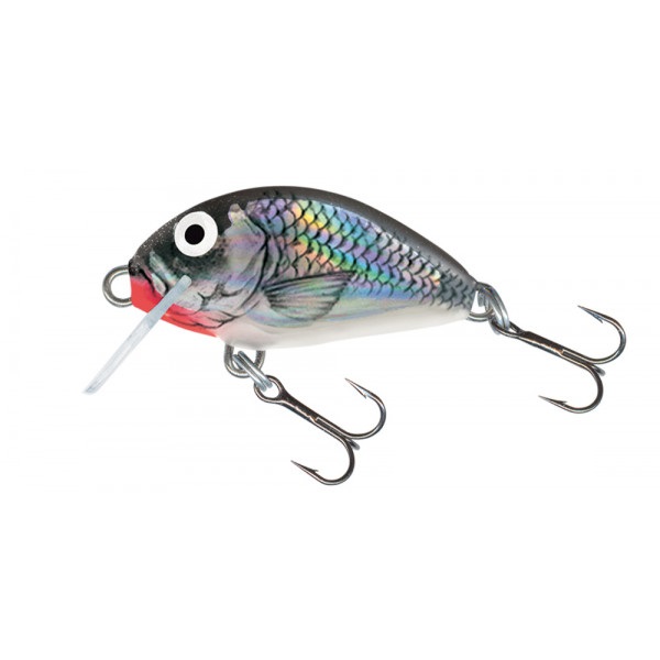 Wobler Salmo Tiny 3cm 2g Floating 0-0,3m - Holographic Grey Shiner