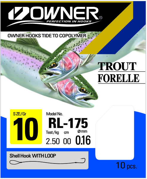 Przypony Owner Trout RL-175 60cm