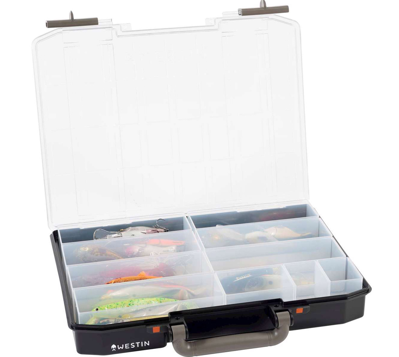 Westin W6 Lure Vault Tacklebox - 5,7x33,7x27,8cm (10 inserts)