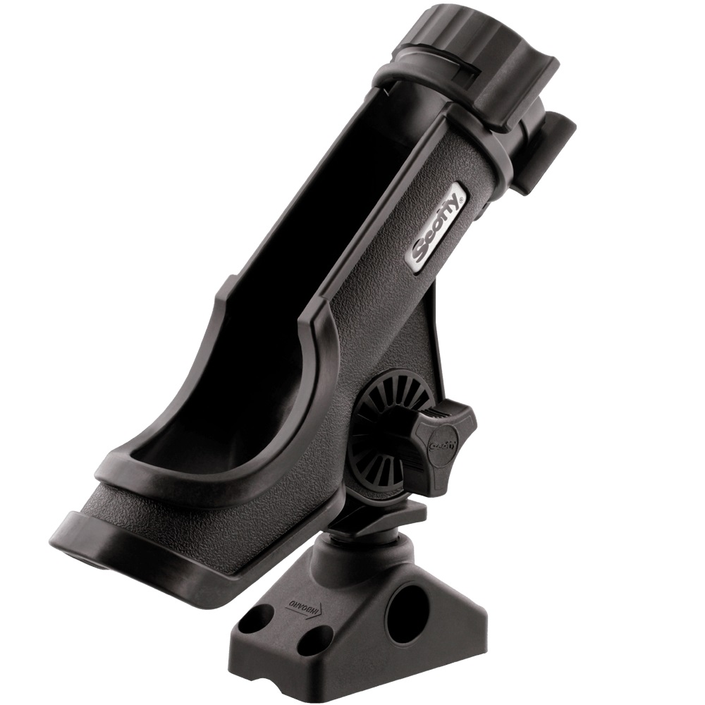 Uchwyt Scotty Powerlock Rod Holder Black W/ 0241 Side/Deck Mount (4 Sztuki)