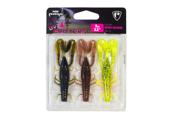 Fox Rage Critters UV Mixed Colour Packs 3 sztuki