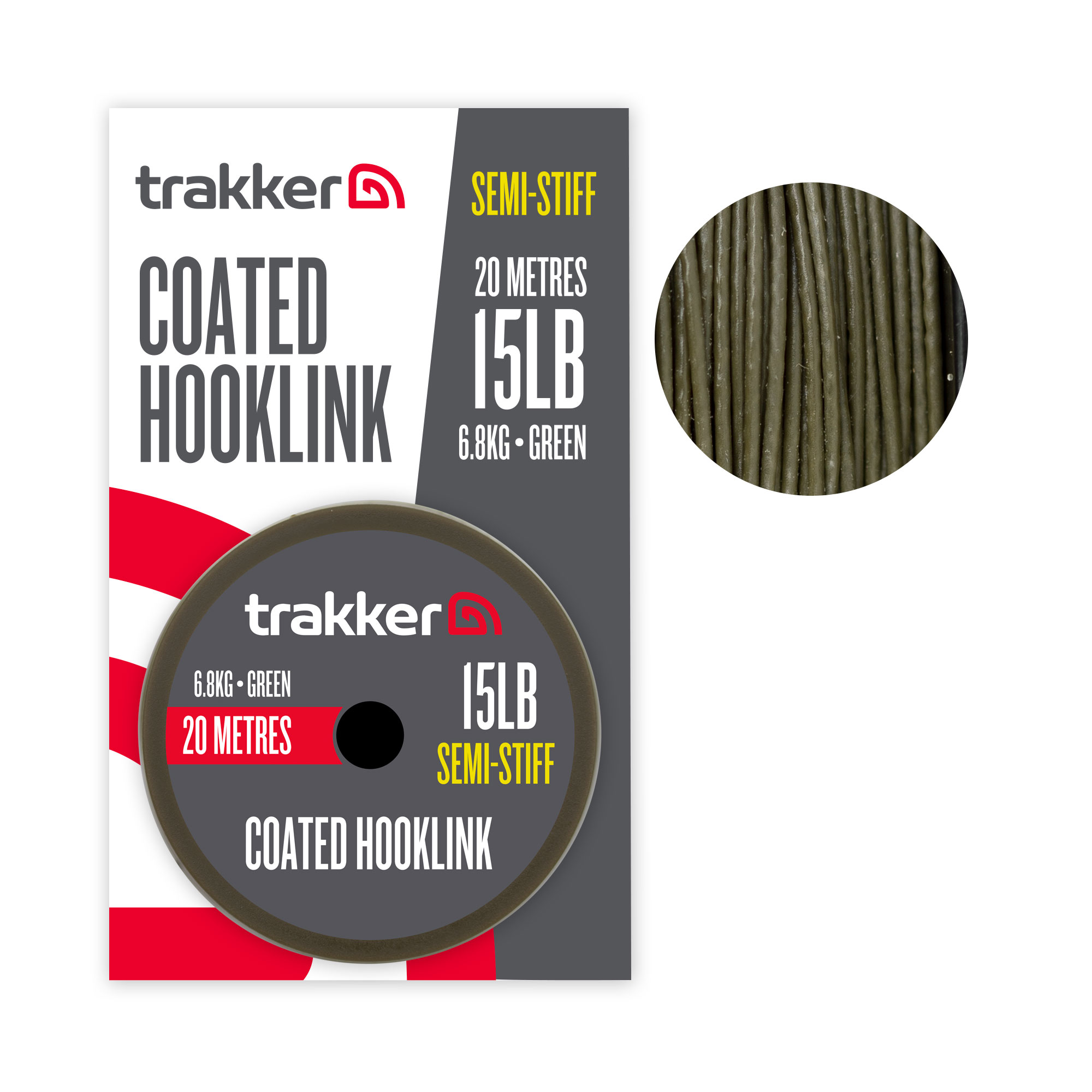 Trakker Semi Stiff Coated Hooklink (20m)