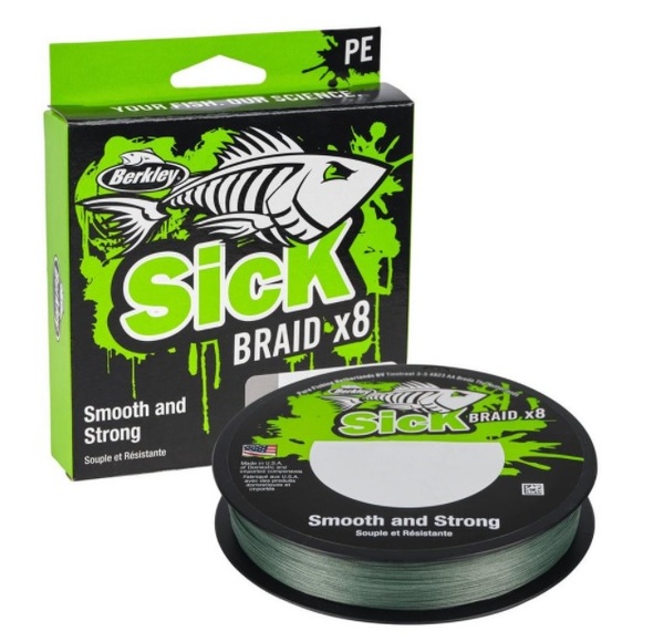 Plecionka Berkley Sick Braid Gevlochten (270m) - Moss Green