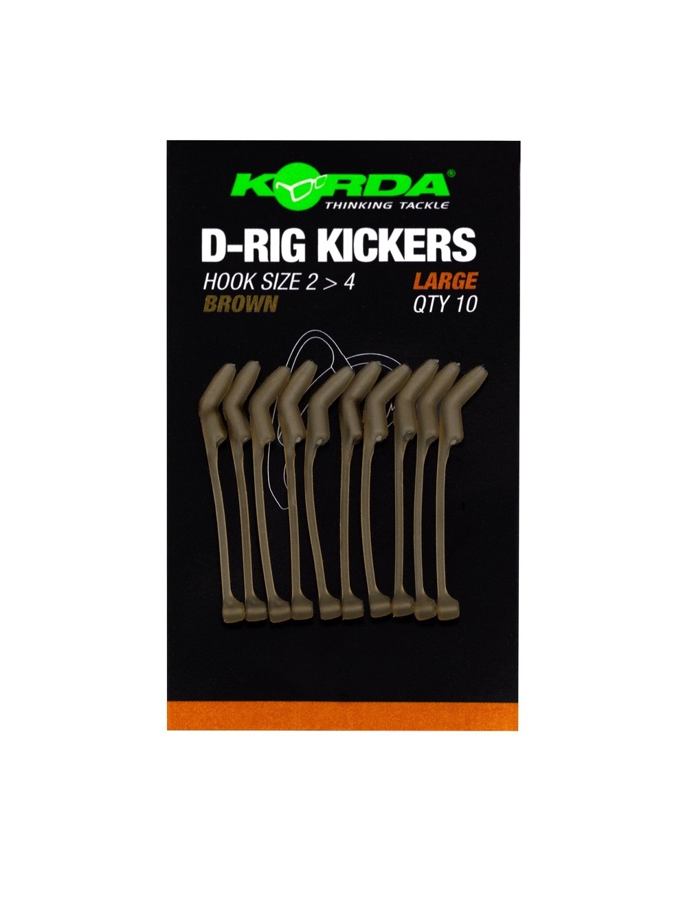 Pozycjonery Korda Kickers D Rig Brown (10 Sztuk)