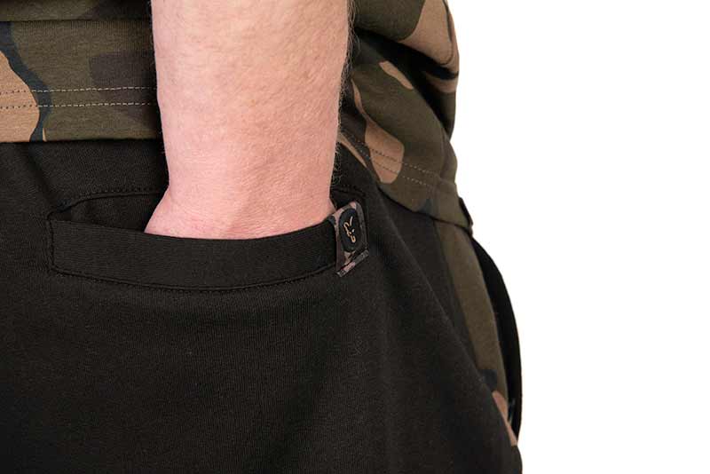 Spodnie Wędkarskie Fox LW Black/Camo Combat Joggers